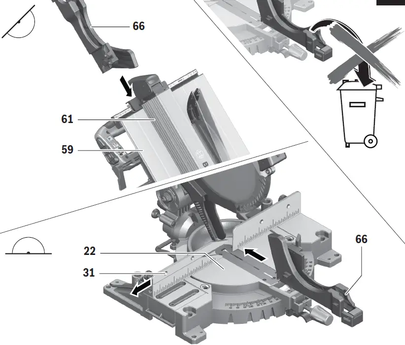 BOSCH GTM 12 JL Professional Combination Saw 09