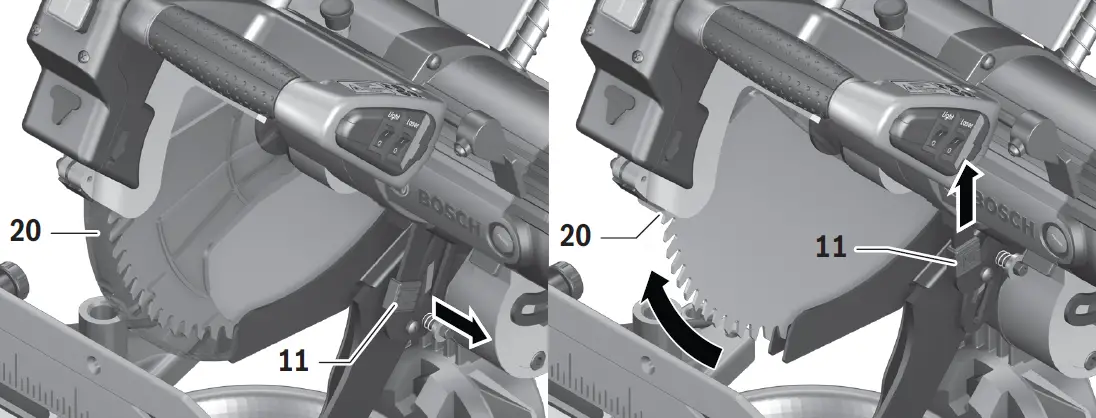BOSCH GTM 12 JL Professional Combination Saw 11