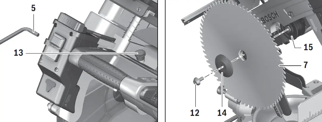 BOSCH GTM 12 JL Professional Combination Saw 12