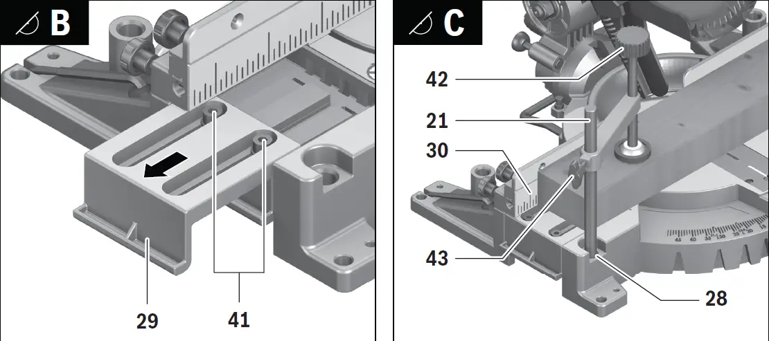 BOSCH GTM 12 JL Professional Combination Saw 18