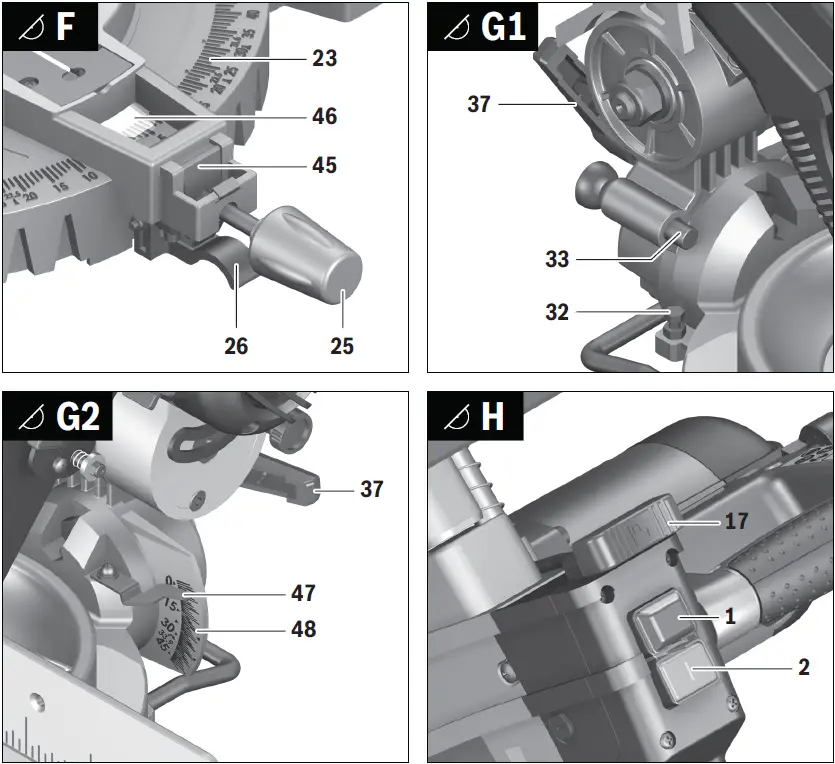 BOSCH GTM 12 JL Professional Combination Saw 20