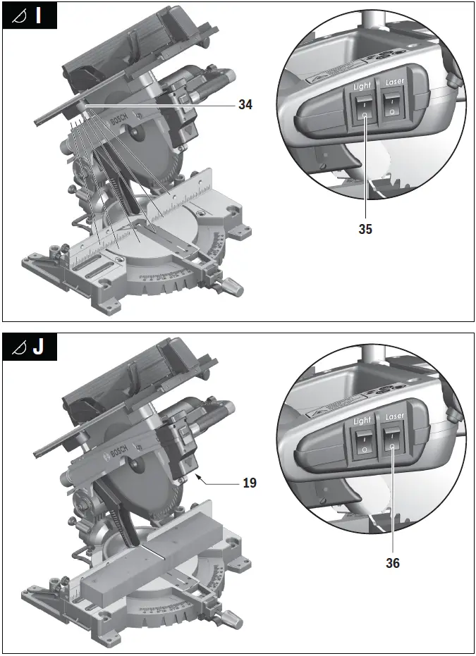 BOSCH GTM 12 JL Professional Combination Saw 21