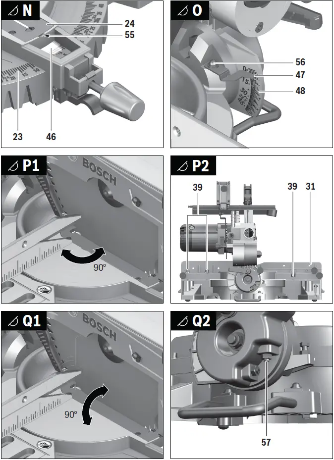 BOSCH GTM 12 JL Professional Combination Saw 24