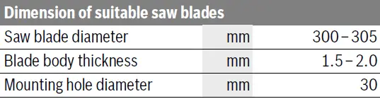 BOSCH GTM 12 JL Professional Combination Saw 45