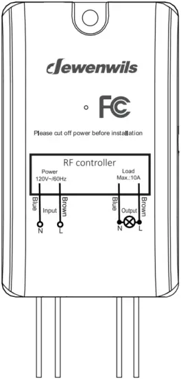 dewenwils HRLS11D Wireless Light Switch Kit