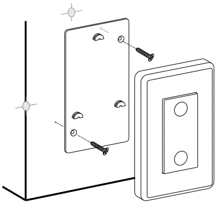 dewenwils HRLS11D Wireless Mounting the Wall Switch