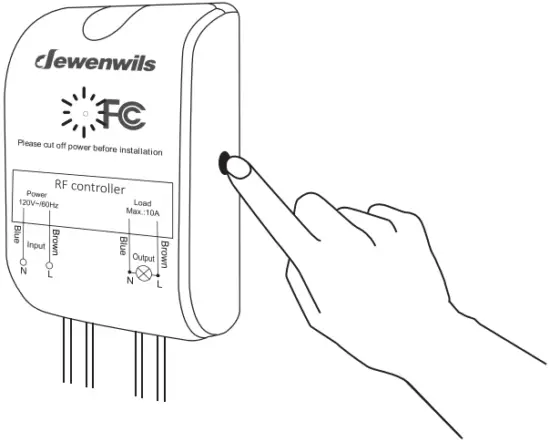 dewenwils HRLS11D Wireless Programming the Receiver