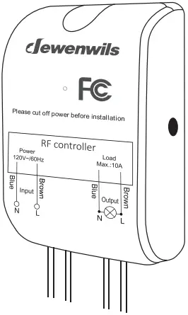 dewenwils HRLS11D Wireless Programming the Receiver B