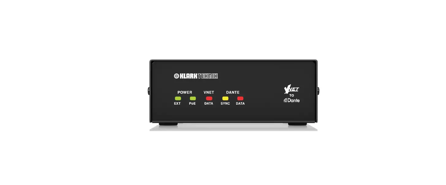 Klark Teknik Vnet2-dante Bridge Vnet2 Connection Bridge For Dante Sources User Guide