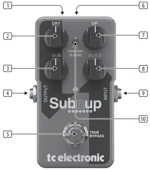 tc electronic Sub N Up Mini Octaver Pedal
