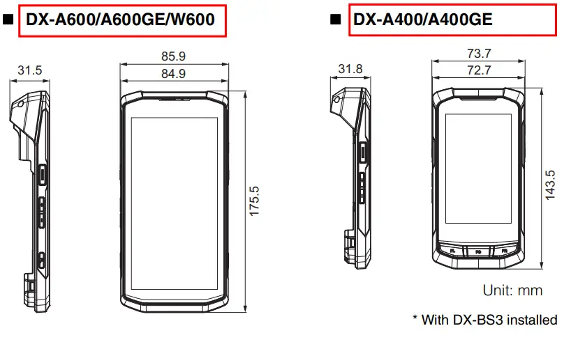 KEYENCE DX A600 DX Series Handheld Terminal - 7