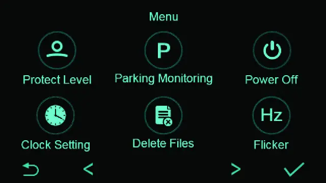 FIG 12 MENU SETTINGS