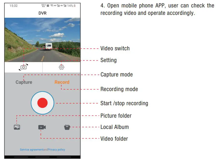 FIG 18 MOBILE PHONE APP CONNECTION AND OPERATION
