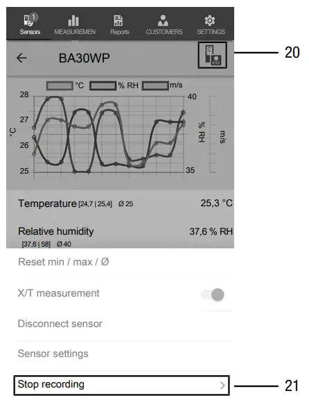 TROTEC BA30WP Hot Wire Anemometer Controlled VIA Smartphone - 12