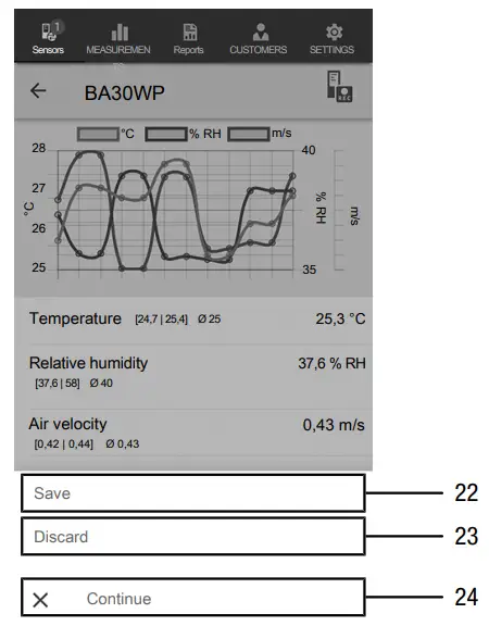 TROTEC BA30WP Hot Wire Anemometer Controlled VIA Smartphone - 13