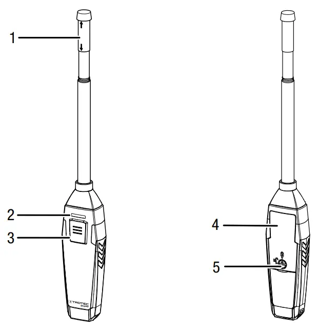 TROTEC BA30WP Hot Wire Anemometer Controlled VIA Smartphone - 4