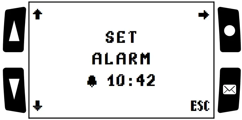 Oelmann LX8 Pager GPS Pocsag Monitor - Alarm Time
