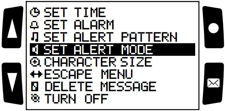 Oelmann LX8 Pager GPS Pocsag Monitor - FUNCTION MENU