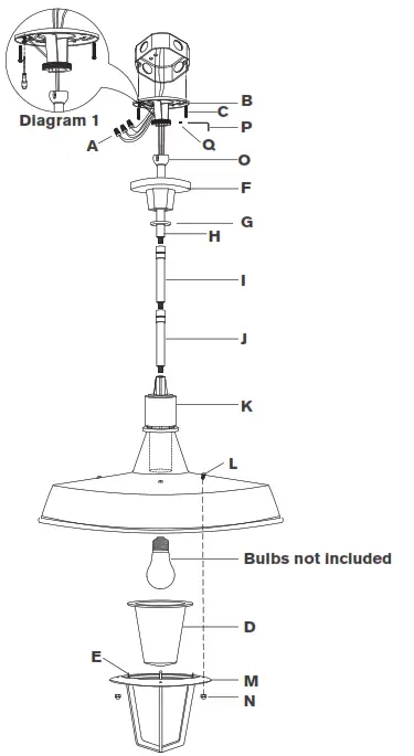 circa LIGHTING TOB 5739 Fitz XL Pendant - fig 2