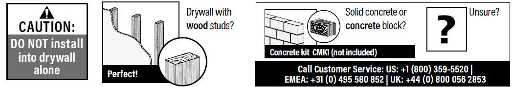 Secura QLF418-B2 TV Wall Mount fig 2
