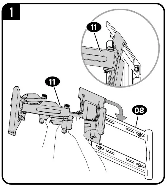 Secura QLF418-B2 TV Wall Mount fig 20