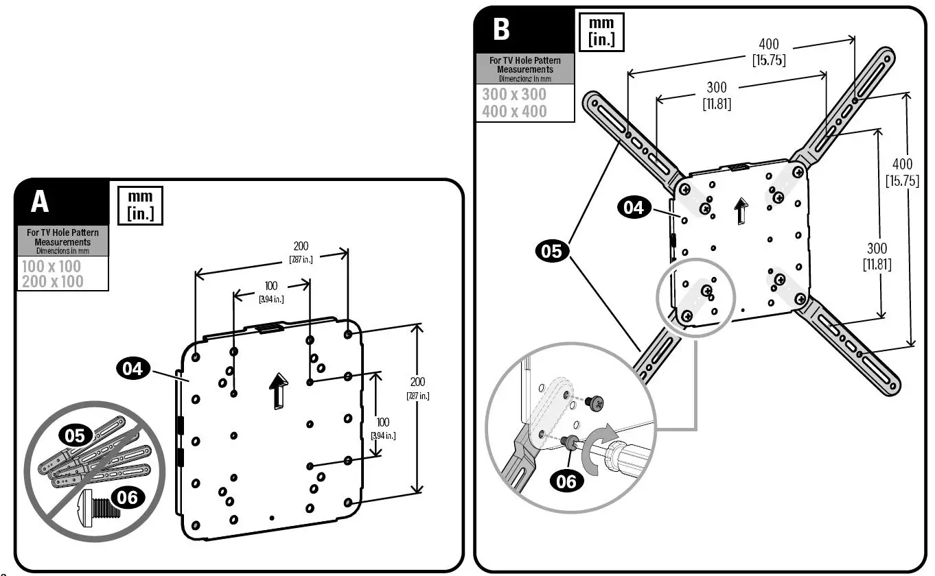 Secura QLF418-B2 TV Wall Mount fig 7