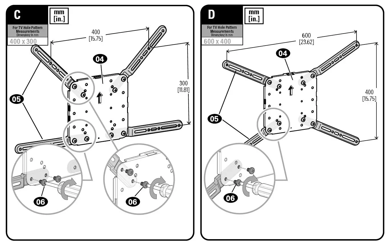 Secura QLF418-B2 TV Wall Mount fig 8