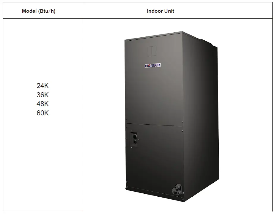 Pioneer DR024GHFD18HT2 High Efficiency Air Handler-FIG1