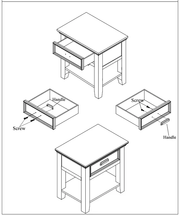 thdstatic Eastern King Platform Storage Bedroom Set Nightstand - fig4