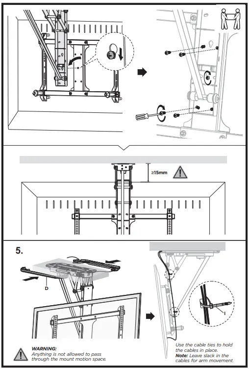 equip-650329-32-Inch-70-Inch-Motorized-TV-Ceiling-Mount-Bracket-fig-5