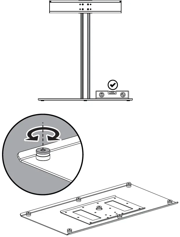 kanto TTS150 Universal Tabletop TV Stand-14