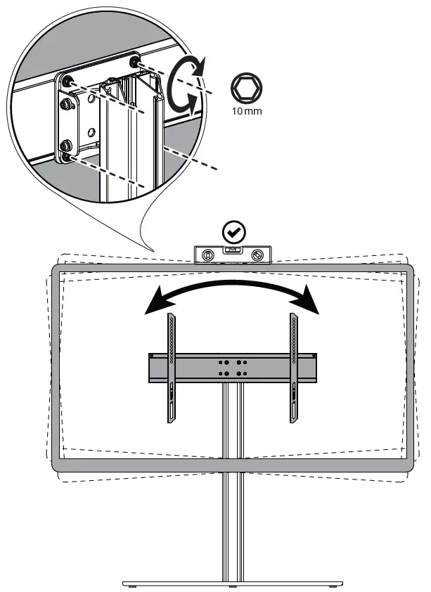 kanto TTS150 Universal Tabletop TV Stand-16