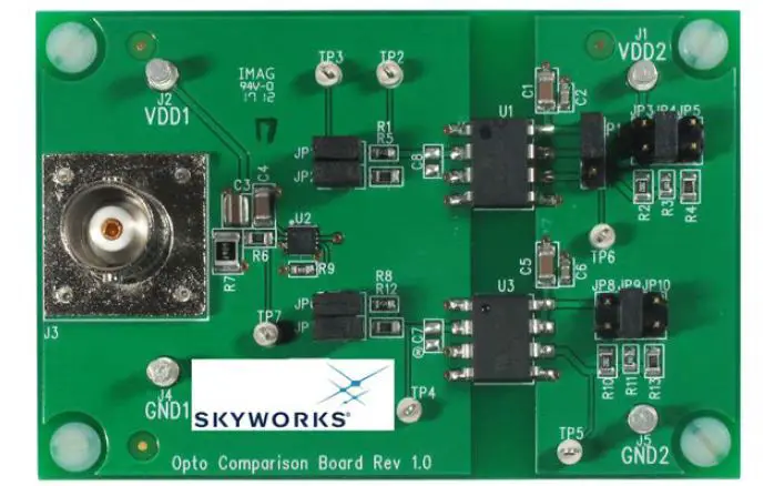SKYWORKS-Si87XX-LED-Emulator-Input-Isolator-VS-Opto-Comparison-Evaluation-Board-FIG1