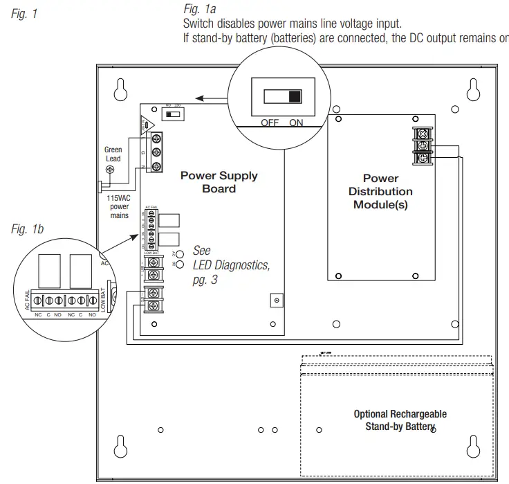 Altronix SMP10C12X Series Power Supply Chargers -