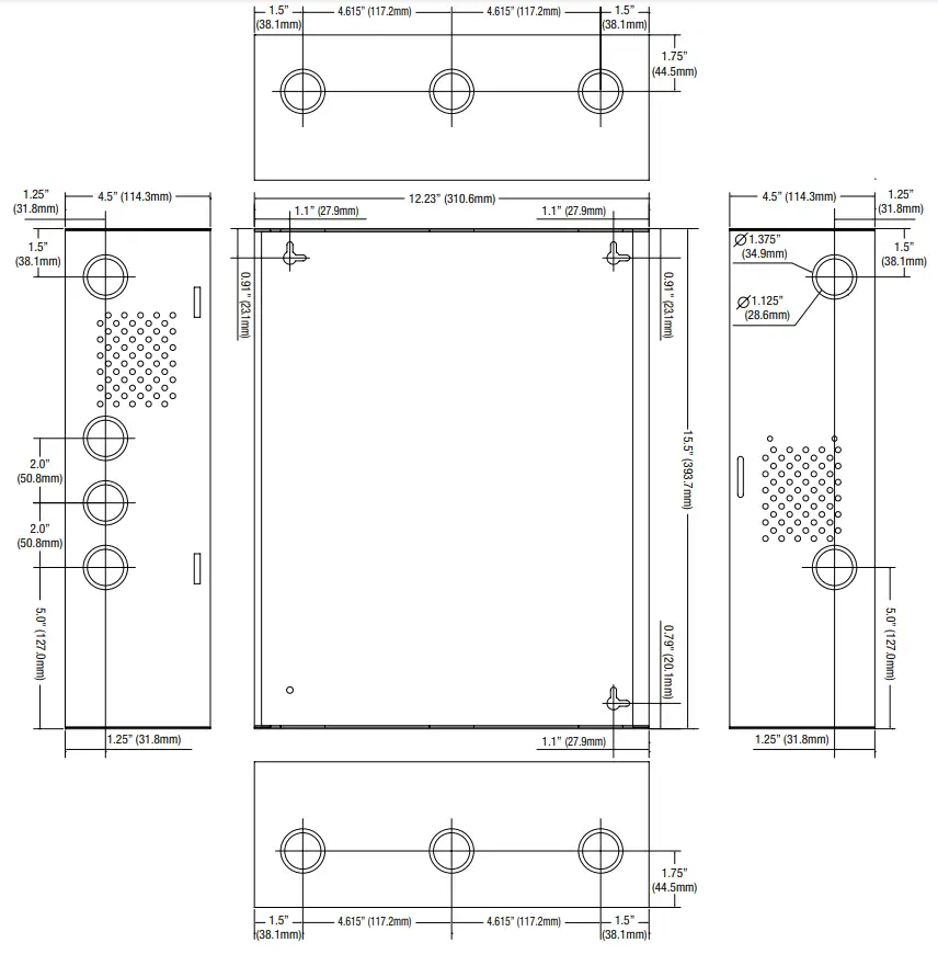 Altronix SMP10C12X Series Power Supply Chargers - fig 4