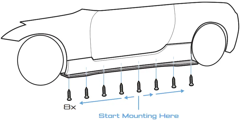 STREET AERO ACM Side Splitters - fig 2