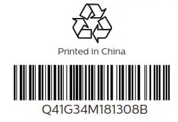 PHILIPS 342E2 E Line UltraWide LCD Monitor - bar code