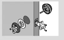 AURA - Prepare the door and check dimensions B