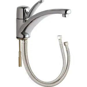 CHICAGO FAUCETS Single Lever Hot and Cold Water Mixing Sink Faucet 2300-8ABCP
