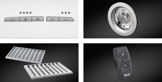 best CP57IQT369SB CP5 Series 48 Inch Standard Style Range Hood - Fig 1