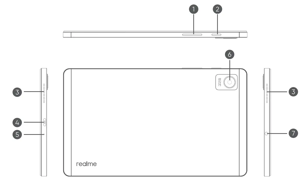 realme RMP2105/LTE Pad Mini Tablet Overview