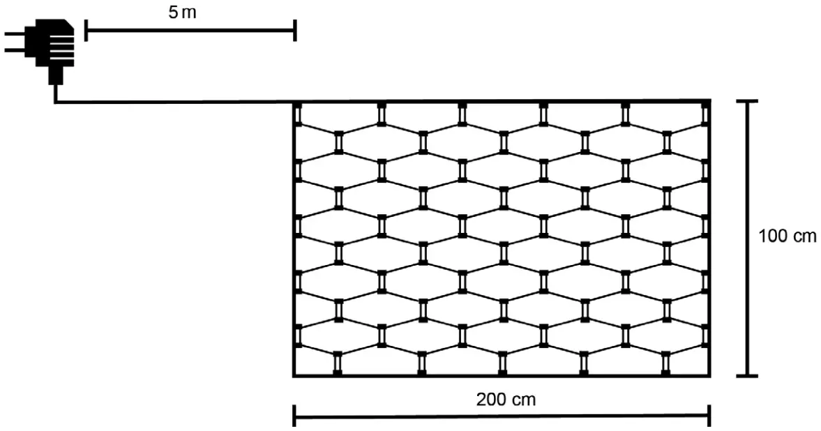 anslut 016920 LED Light Net - fig