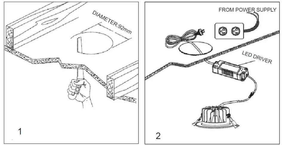 Lucci decor 170618 Infinity Maxi Colour Shifting Downlight - fig 1