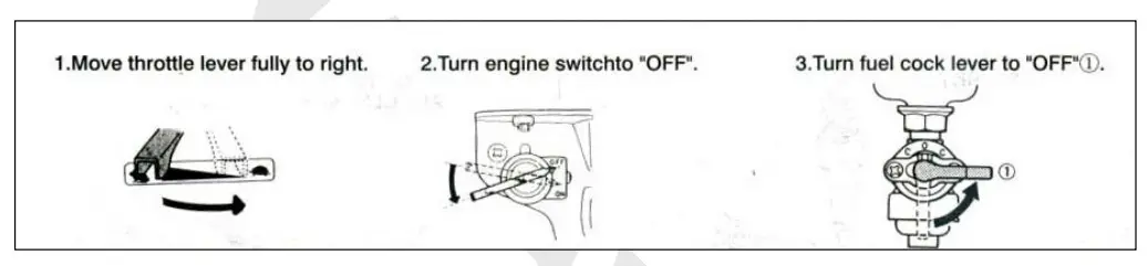Stop engine