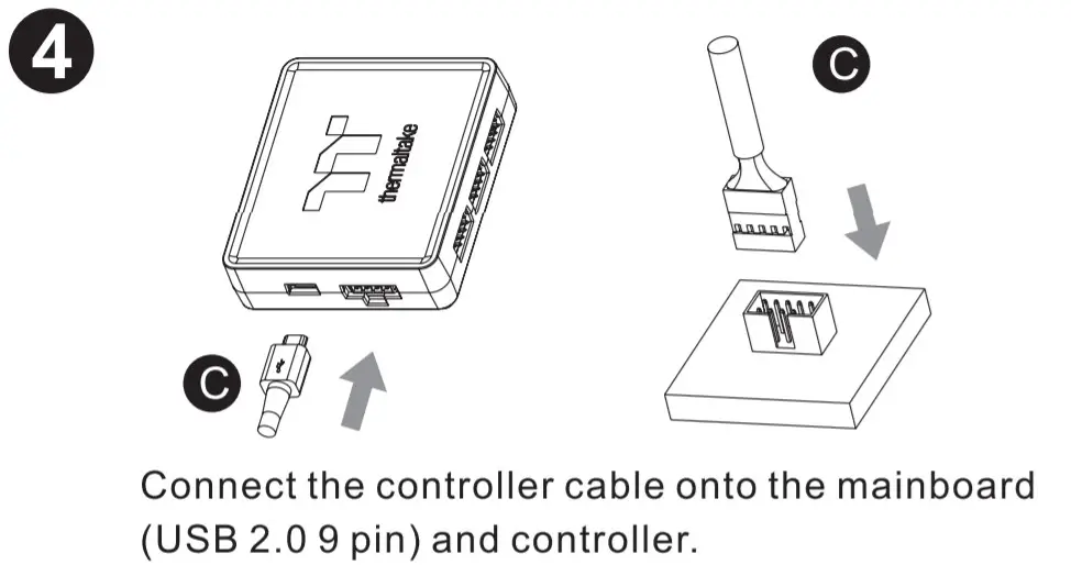thermaltake Radiator Fan TT Premium - instalation3