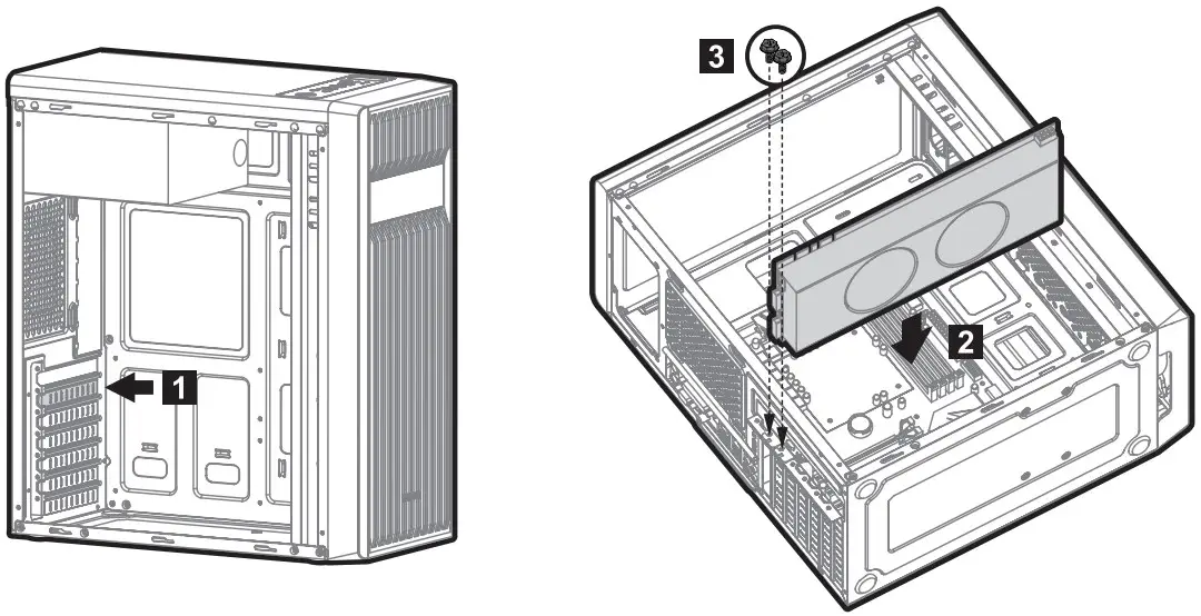 Mounting the PCI-E (VGA) Card