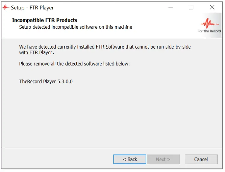 FTR Player 76 - Cancel