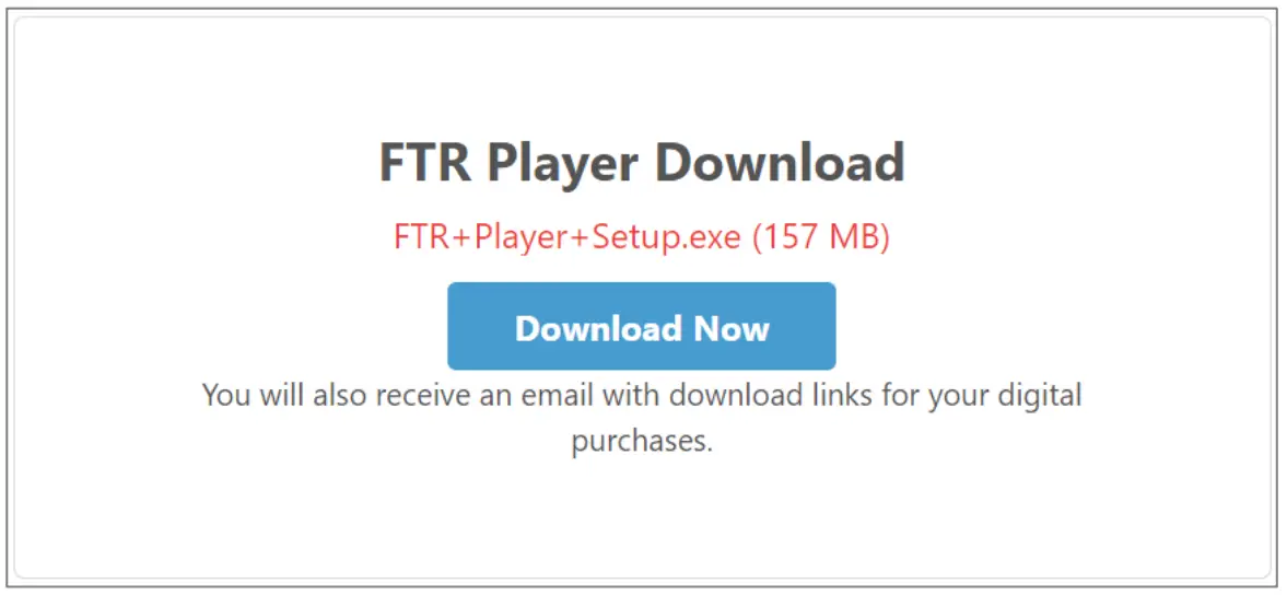 FTR Player 76 - Download Now