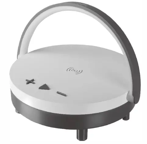 NiZONi Touch Control LED Dome Lamp with Wireless Phone Charger and HD Audio Speaker fig (2)