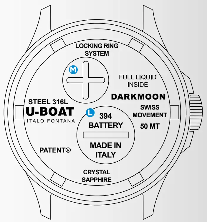 U BOAT Darkmoon Smartwatch - Fig 2